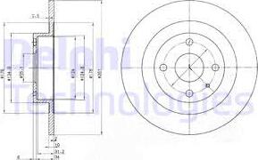 Delphi BG3556 - Jarrulevy inparts.fi