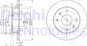 Delphi BG3561 - Jarrulevy inparts.fi