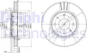 Delphi BG3501 - Jarrulevy inparts.fi