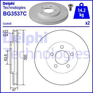 Delphi BG3537C-18B1 - Jarrulevy inparts.fi