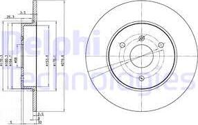 Delphi BG3526 - Jarrulevy inparts.fi