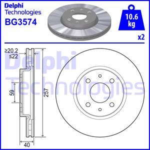 Delphi BG3574 - Jarrulevy inparts.fi