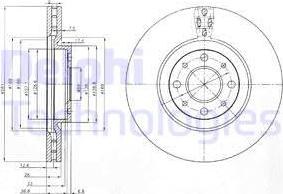 Delphi BG3699 - Jarrulevy inparts.fi