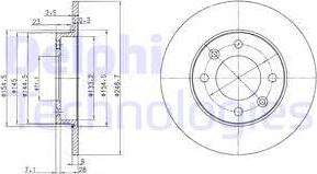 Delphi BG3653C-18B1 - Jarrulevy inparts.fi