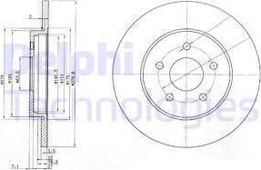 Delphi BG3663 - Jarrulevy inparts.fi