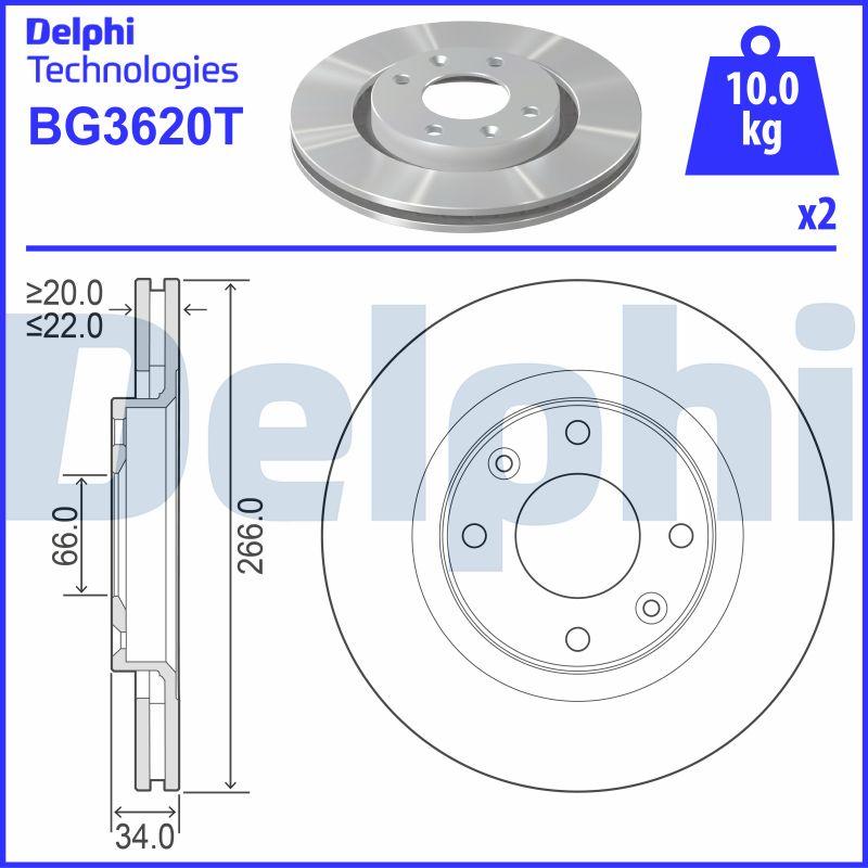 Delphi BG3620T - Jarrulevy inparts.fi