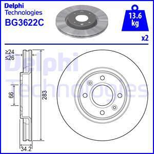 Delphi BG3622 - Jarrulevy inparts.fi