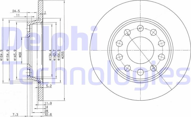 Delphi BG3674C - Jarrulevy inparts.fi