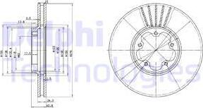 Delphi BG3676 - Jarrulevy inparts.fi