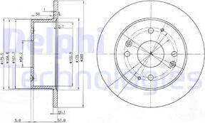 Delphi BG3677 - Jarrulevy inparts.fi