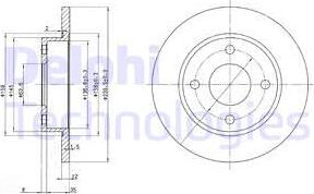 Delphi BG3055 - Jarrulevy inparts.fi