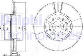 Delphi BG3035-C - Jarrulevy inparts.fi