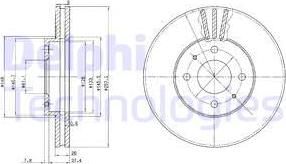 Delphi BG3124 - Jarrulevy inparts.fi