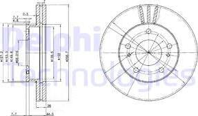 Delphi BG3127 - Jarrulevy inparts.fi