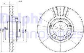 Delphi BG3174 - Jarrulevy inparts.fi