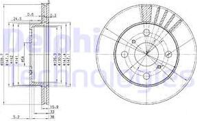 Delphi BG3173 - Jarrulevy inparts.fi