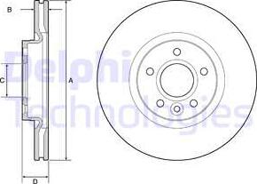 Delphi BG3895C - Jarrulevy inparts.fi