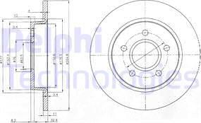 Delphi BG3896 - Jarrulevy inparts.fi