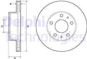 Delphi BG3841 - Jarrulevy inparts.fi