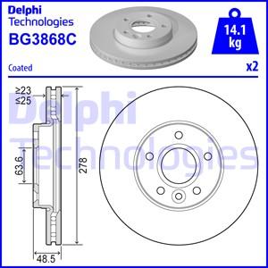 Delphi BG3868C-18B1 - Jarrulevy inparts.fi