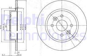 Delphi BG3804 - Jarrulevy inparts.fi