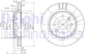 Delphi BG3803 - Jarrulevy inparts.fi