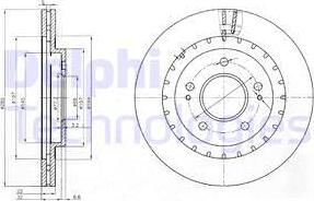 Delphi BG3814 - Jarrulevy inparts.fi