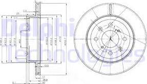 Delphi BG3884 - Jarrulevy inparts.fi