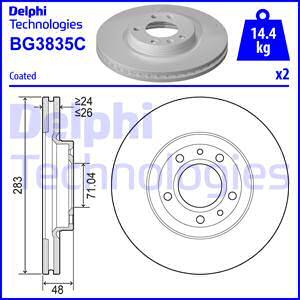 Delphi BG3835C - Jarrulevy inparts.fi