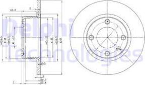 Delphi BG3367 - Jarrulevy inparts.fi