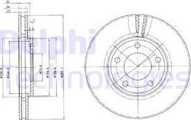 Delphi BG3383 - Jarrulevy inparts.fi