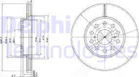 Delphi BG3269 - Jarrulevy inparts.fi