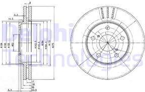 Delphi BG3266 - Jarrulevy inparts.fi