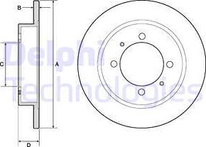 Delphi BG3203 - Jarrulevy inparts.fi