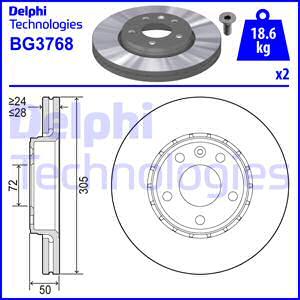 Delphi BG3768 - Jarrulevy inparts.fi