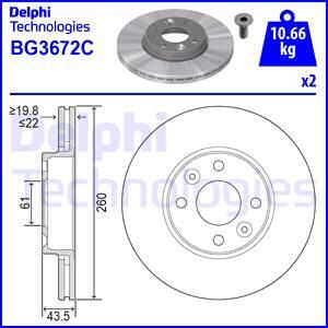 Delphi BG3762 - Jarrulevy inparts.fi