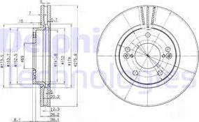 Delphi BG3721 - Jarrulevy inparts.fi