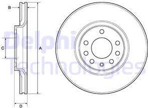 Delphi BG3770C - Jarrulevy inparts.fi