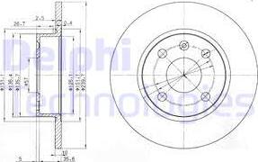 Delphi BG3771 - Jarrulevy inparts.fi