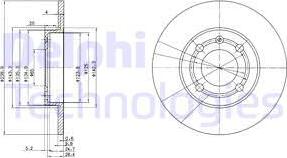 Delphi BG2911 - Jarrulevy inparts.fi