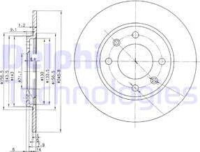 Delphi BG2445 - Jarrulevy inparts.fi