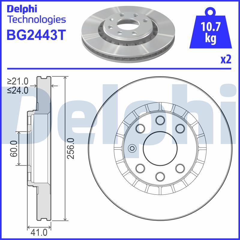 Delphi BG2443T - Jarrulevy inparts.fi