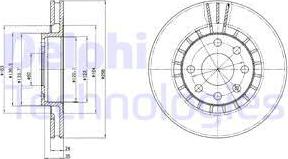 Delphi BG2443 - Jarrulevy inparts.fi