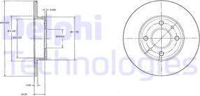 Delphi BG2458C - Jarrulevy inparts.fi