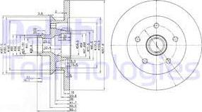 Delphi BG2468 - Jarrulevy inparts.fi