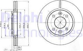 Delphi BG2403 - Jarrulevy inparts.fi