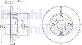 Delphi BG2424 - Jarrulevy inparts.fi