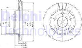 Delphi BG2472 - Jarrulevy inparts.fi