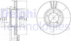 Delphi BG2507 - Jarrulevy inparts.fi