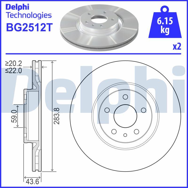 Delphi BG2512T - Jarrulevy inparts.fi